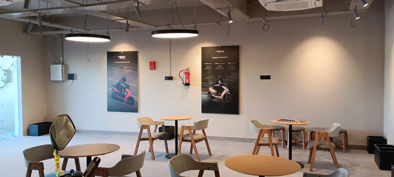 Ather Scooters Showroom project detail gallery