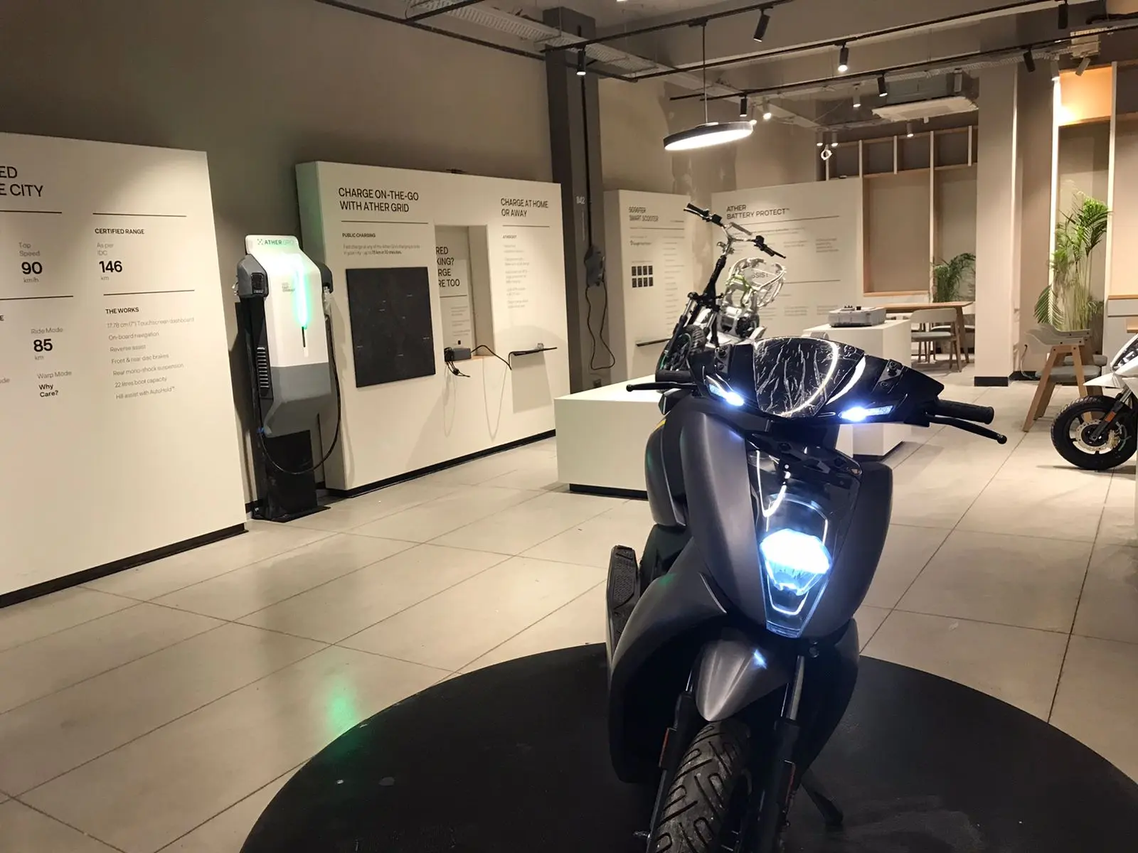 Ather Scooters Showroom project detail gallery