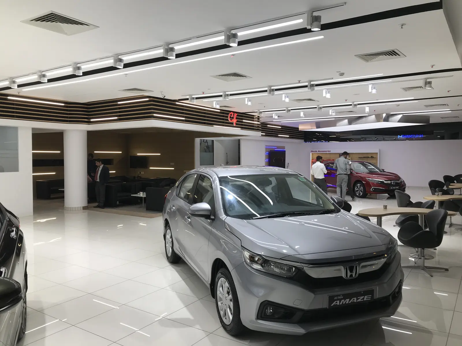 Honda Cars Showroom project detail gallery