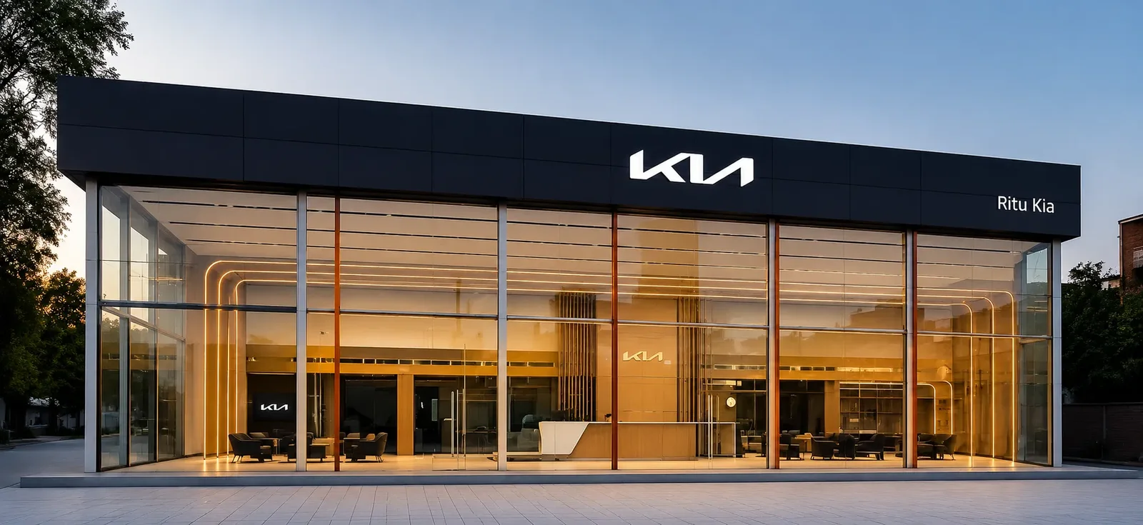 Kia Cars Showroom project detail gallery